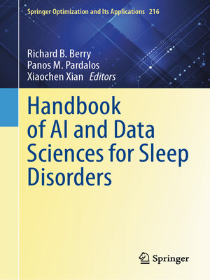 cover image of Handbook of AI and Data Sciences for Sleep Disorders